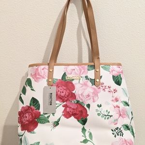 Floral shoulder handbag
